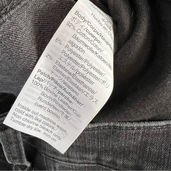 Madewell Jeans Women 27 P 10” Inch High Rise Skinny Button Fly Washed Black Clo - Picture 11 of 11